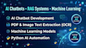 build ai ml models, llm apps, rag chatbots using python