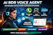do ai bdr voice agent for outbound calls, crm leads qualification system, webapp