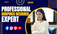be your expert graphic designer and canva