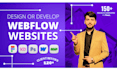 design, redesign, or develop your webflow website professionally
