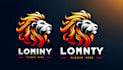 create an awesome flame lion mascot logo with express delivery