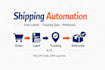 build shipping automation, labels, tracking and webhooks using shipping apis