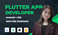 develop flutter mobile app with firebase and API integration