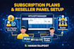 configure xtream UI iptv panel, subscriptions, reseller system and securi