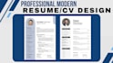 make impressive professional resume design and cv design