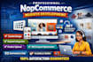 develop nopcommerce website ecommerce online shop store setup  design