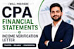 prepare ifrs and US gaap financial statements