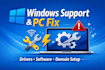 repair windows 10 11, IT support, driver installation, tweak, software repair