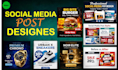 create eye catching social media post and adds