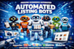 build craigslist bot, auto listing bot, zifty bot, uber bot, spark bot