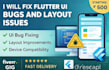 fix flutter ui bugs and layout issues