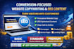 write conversion focused website copywriting