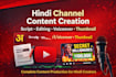 create engaging hindi youtube videos with script editing voiceover and thumbnail