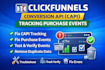 fix clickfunnels facebook meta pixel conversion API capi tracking purchase event