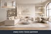 transform empty rooms with professional virtual staging