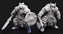 sculpt high quality 3d miniature character, tabletop modeling for printing