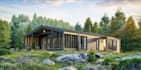 construct modular prefab house, 2d plan to 3dmodel, uk shipping container render