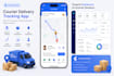 build courier delivery tracking app in flutter for transportation and logistics