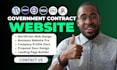create government contractor website to win contract bids, capability statement