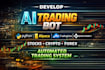 develop ai trading bot using python, alpaca API, tradingview, quantconnect