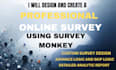 design and create a professional online survey using surveymonkey