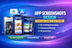 design app screenshots mockup for playstore and appstore