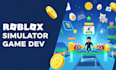 develop a roblox simulator game with scripts and full system