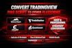 convert tradingview pinescript strategy to ninjatrader, ctrader or sierra chart
