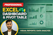 create an interactive excel dashboard and pivot table