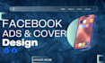 design facebook cover photo, ads banner designs, post image