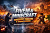 create a cinematic fivem or minecraft server trailer and loading screen