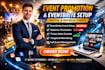 assist in creating and setting up eventbrite event
