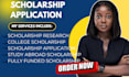 do scholarship grants research and application