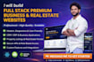build a full stack premium business and realestate websites