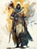 fantasy character and dnd character illustration