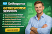 setup getresponse email automation, campaigns and landing pages