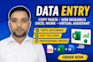 do data entry, copy paste, and bangla english typing