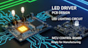do led driver pcb, constant current led lighting, mcu control board pwm rgb iot