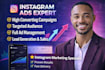 do instagram promotion, instagram marketing and setup intagram ads for ecommerce
