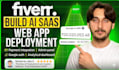 develop a complete ai saas website and web application