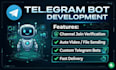 create a telegram bot with channel join verification