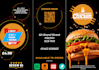 design modern restaurant menu, logo and brochures