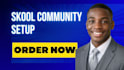 setup skool online community skool community setup skool online course setup