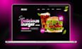 create food catering website and restaurant website