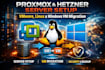 setup proxmox hetzner server vmware linux virtual machine windows vm migration