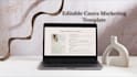 create an editable canva digital marketing portfolio template