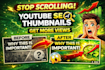 do youtube SEO and design thumbnails for you