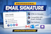 design a professional email signature
