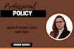 write home care policy and policy and procedures