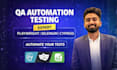 do QA automation testing using playwright, selenium, cypress